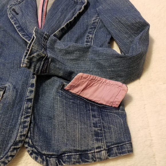 Vintage American Eagle Demin Single button Jacket - Picture 3 of 4